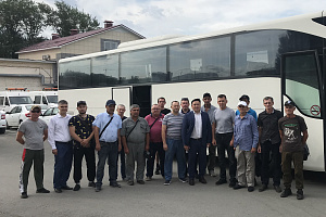 Дорожники «Башкиравтодора» отправились в очередную рабочую поездку в ЛНР