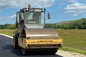 Завершена укладка асфальтобетонного покрытия на автомобильной дороге Исимово - Янаул - Таваканово