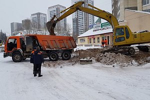 АО «Башкиравтодор» продолжает реконструкцию по улице 8 марта в Уфе