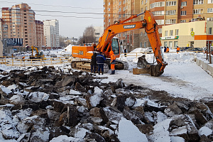 АО «Башкиравтодор» продолжает реконструкцию по улице 8 марта и Х.Давлетшиной в Уфе