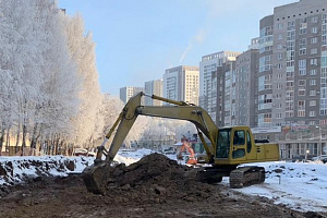 АО «Башкиравтодор» продолжает реконструкцию по улице 8 марта в Уфе
