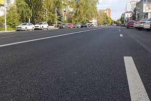 В Уфе завершен ремонт автодороги по ул. Революционная 