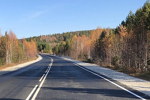 В Янаульском районе завершили ремонтные работы на автодороге Старокудашево-Султыево
