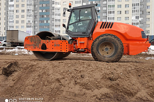 АО «Башкиравтодор» в Уфе продолжает строительство улицы Валерия Лесунова и бульвара Баландина 