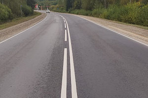 В Салаватском районе обновили участок а/д Кропачево-Месягутово-Ачит 