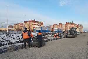 В Уфимском районе продолжается ремонт подъездных путей к образовательным учреждениям