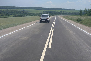 Завершены ремонтные работы на участке автодороги Киргиз-Мияки - Тятер-Арасланово - Стерлибашево
