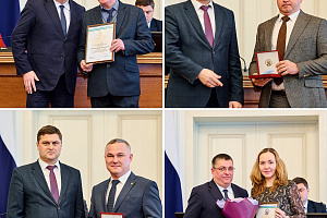 Награждение сотрудников АО "Башкиравтодор" на Расширенном заседании коллегии Министерства РБ 1 марта 2024 года.
